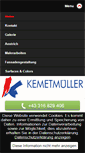 Mobile Screenshot of kemetmueller.at